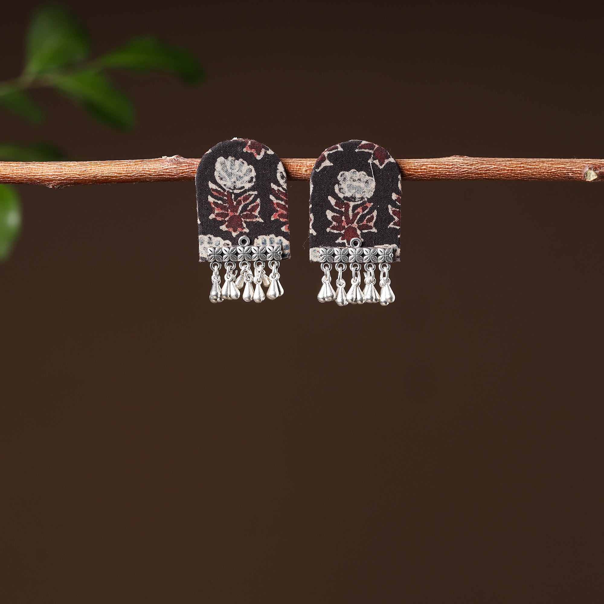 JALPARI Asiya Handcrafted GS Fabart Earrings