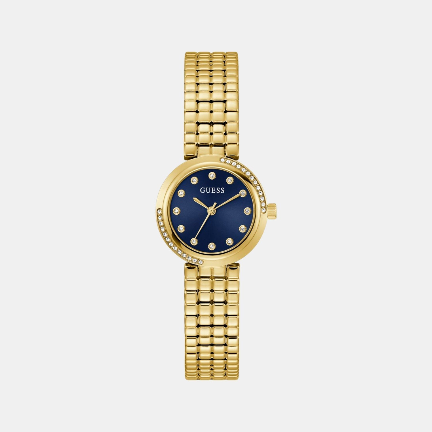 Guess Clara Women Quartz Blue Dial Analog Recycled Steel Watch GW0930L4