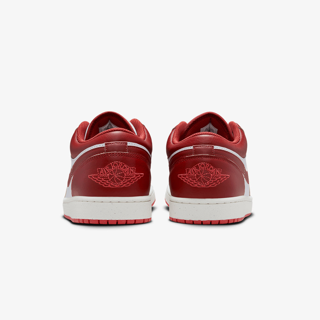 Jordan | AIR JORDAN 1 LOW SE { WHITE/DUNE RED-LOBSTER-SAIL - view 2