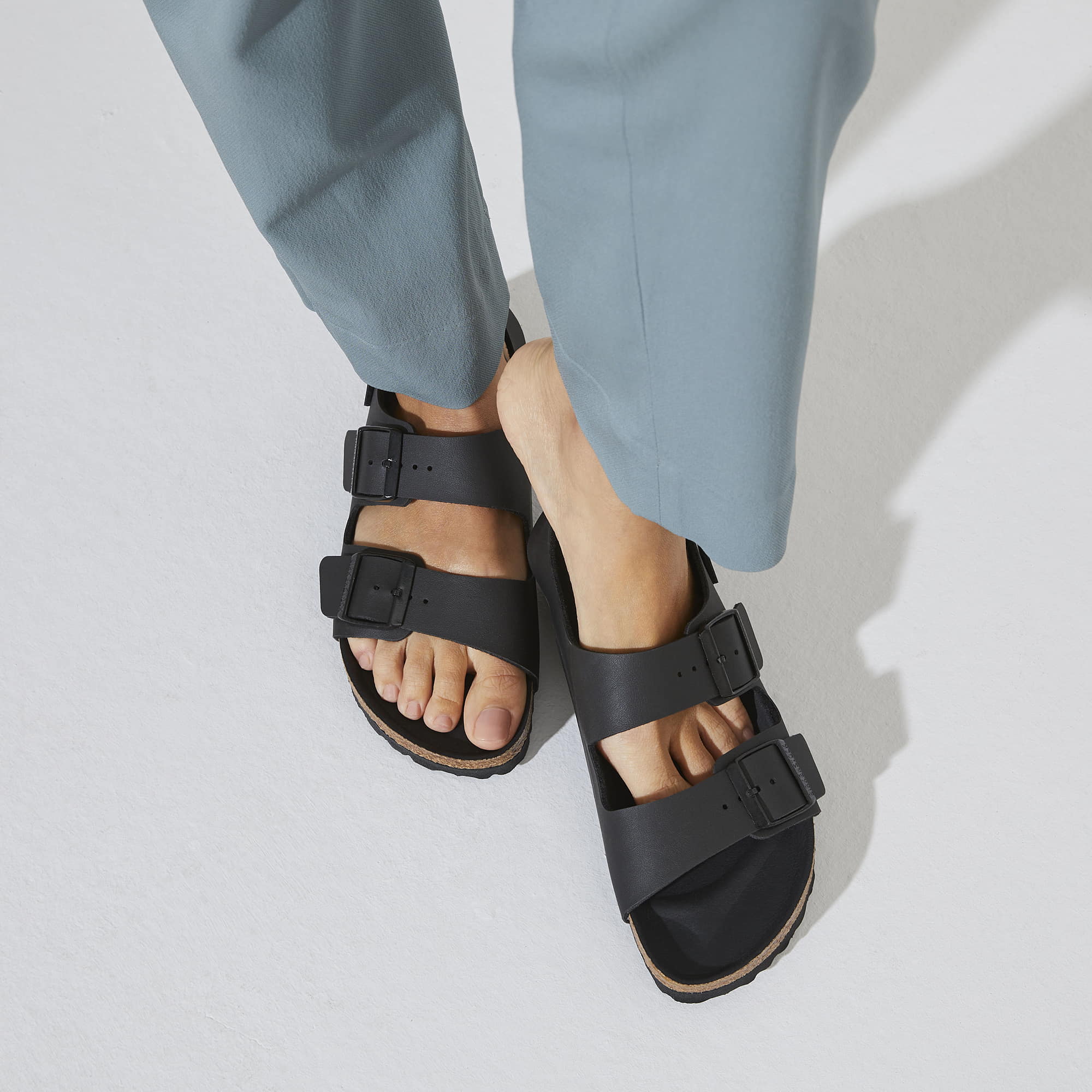 Birkenstock Milano Birko-Flor – Black Black/Triples Black - view 8