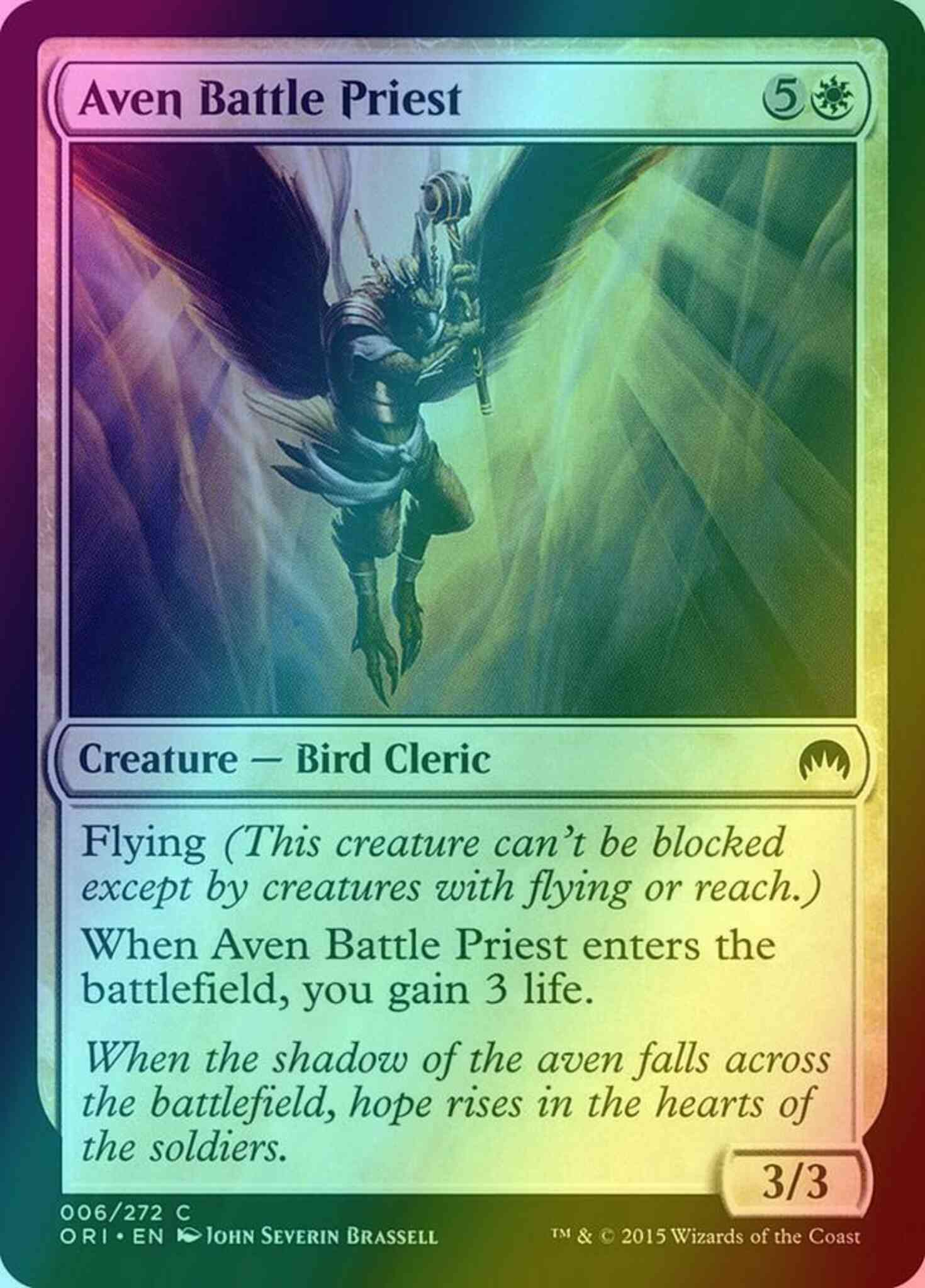 Priest 6 magic – Aven Battle Priest [6] [Magic Origins] [Foil]