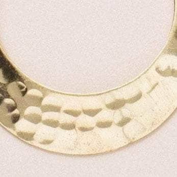 Tiny Rituals Fair Trade Lunar Crescent Earrings - Gold Tone - view 3