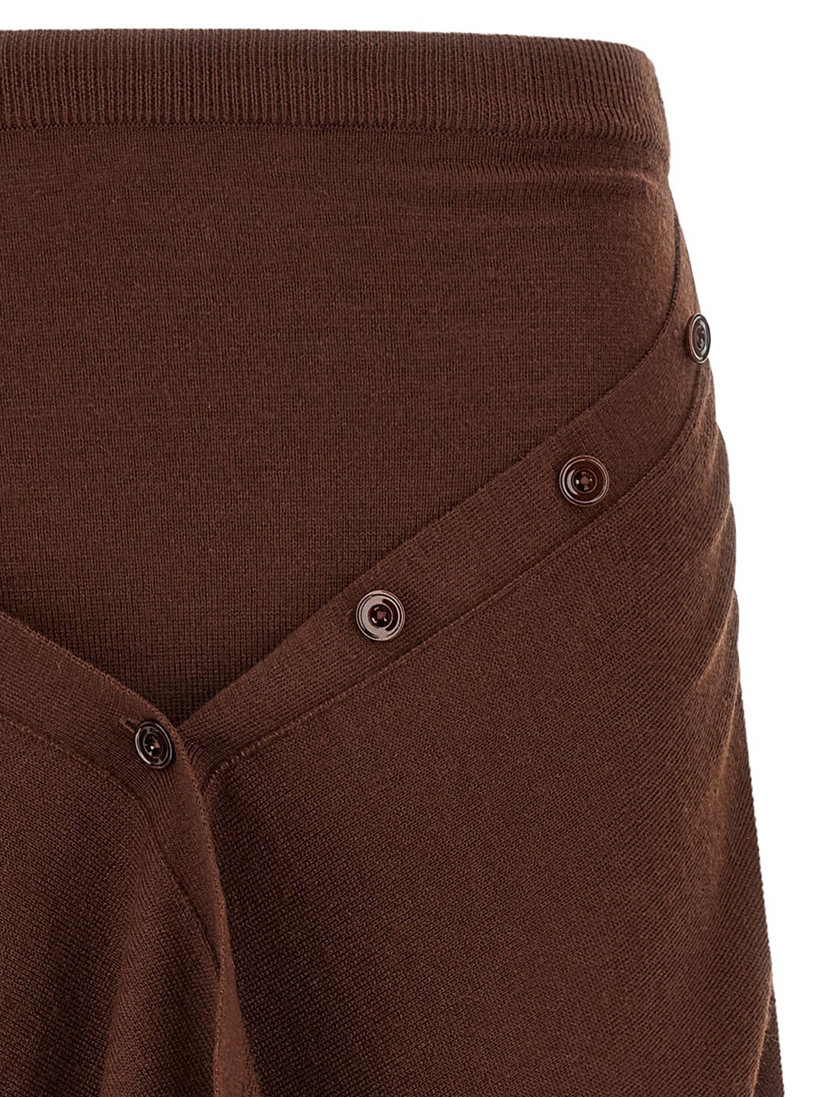 Lemaire Button Asymmetrical Skirt – 51% wool, 49% acrylic - view 3