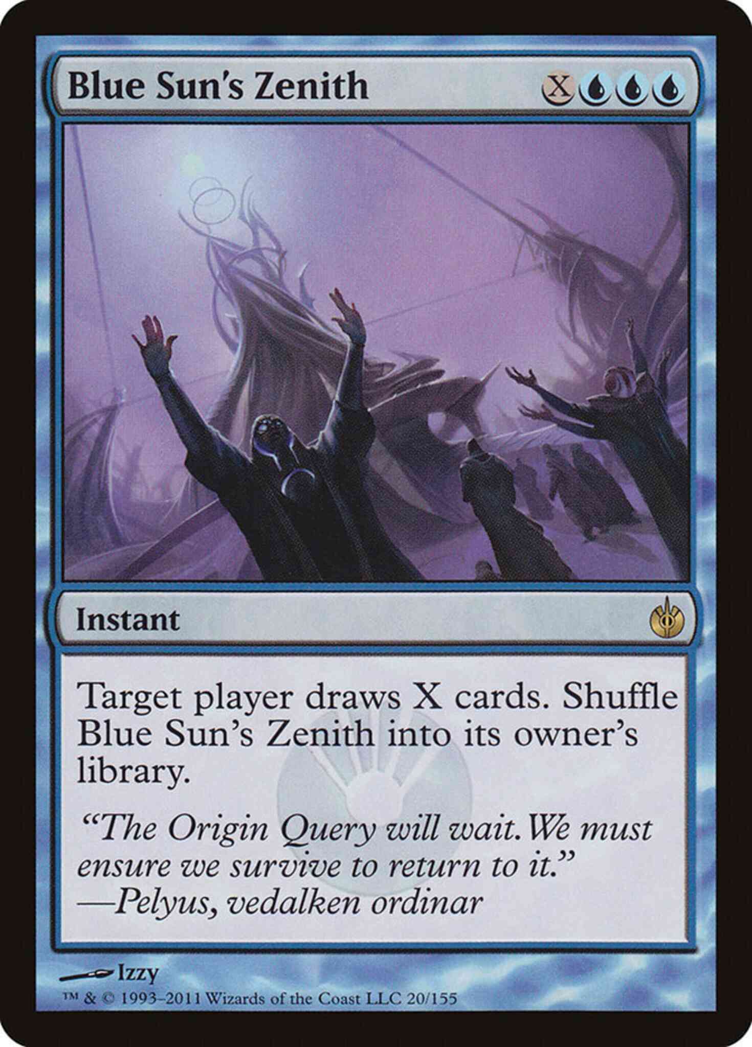 Zenith 20 mirrodin – Magic Blue Sun's Zenith [20] [Mirrodin Besieged] [Non-Foil]
