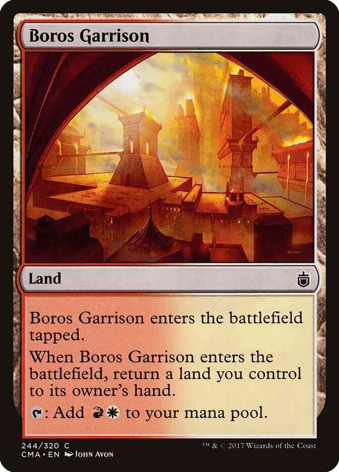 Boros garrison 244 – Magic Boros Garrison [244] [Commander Anthology] [Non-Foil]