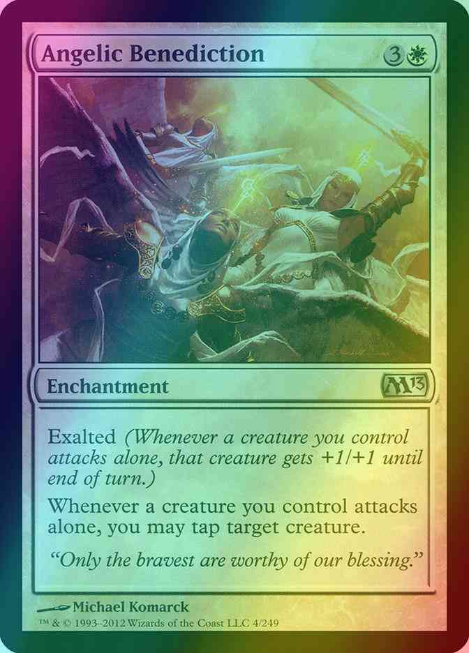 Benediction 4 magic – Angelic Benediction [4] [Magic 2013] [Foil]