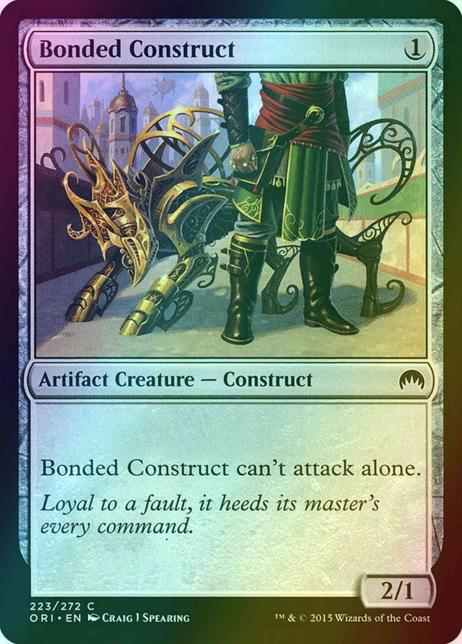 Construct 223 magic – Bonded Construct [223] [Magic Origins] [Foil]