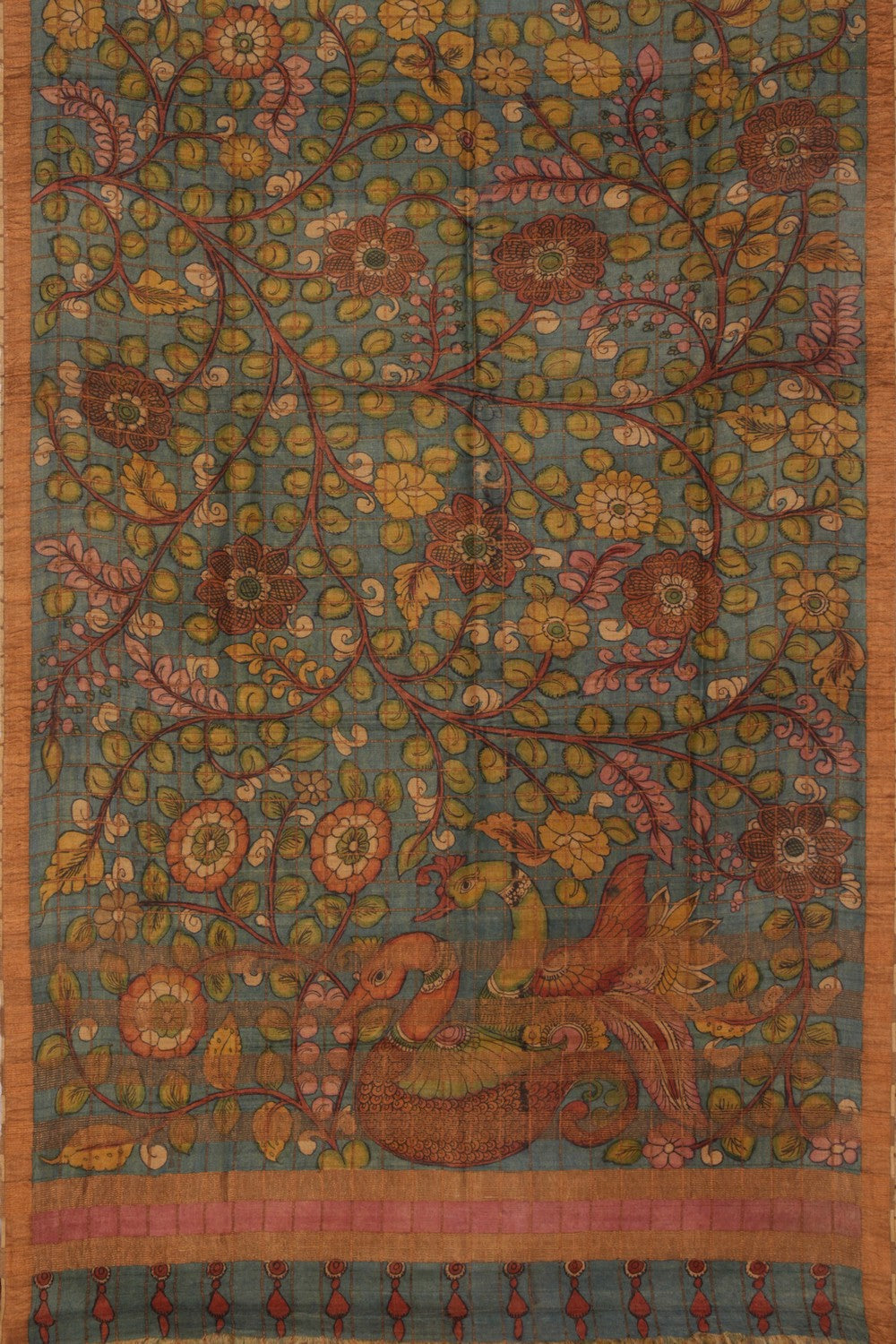 Kalanjali Kalamkari Hand-Painted Saree – Women's - view 3