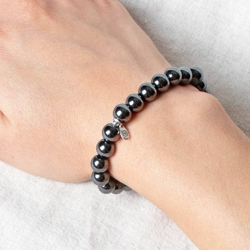 Tiny Rituals Hematite Energy Bracelet 8mm - view 2