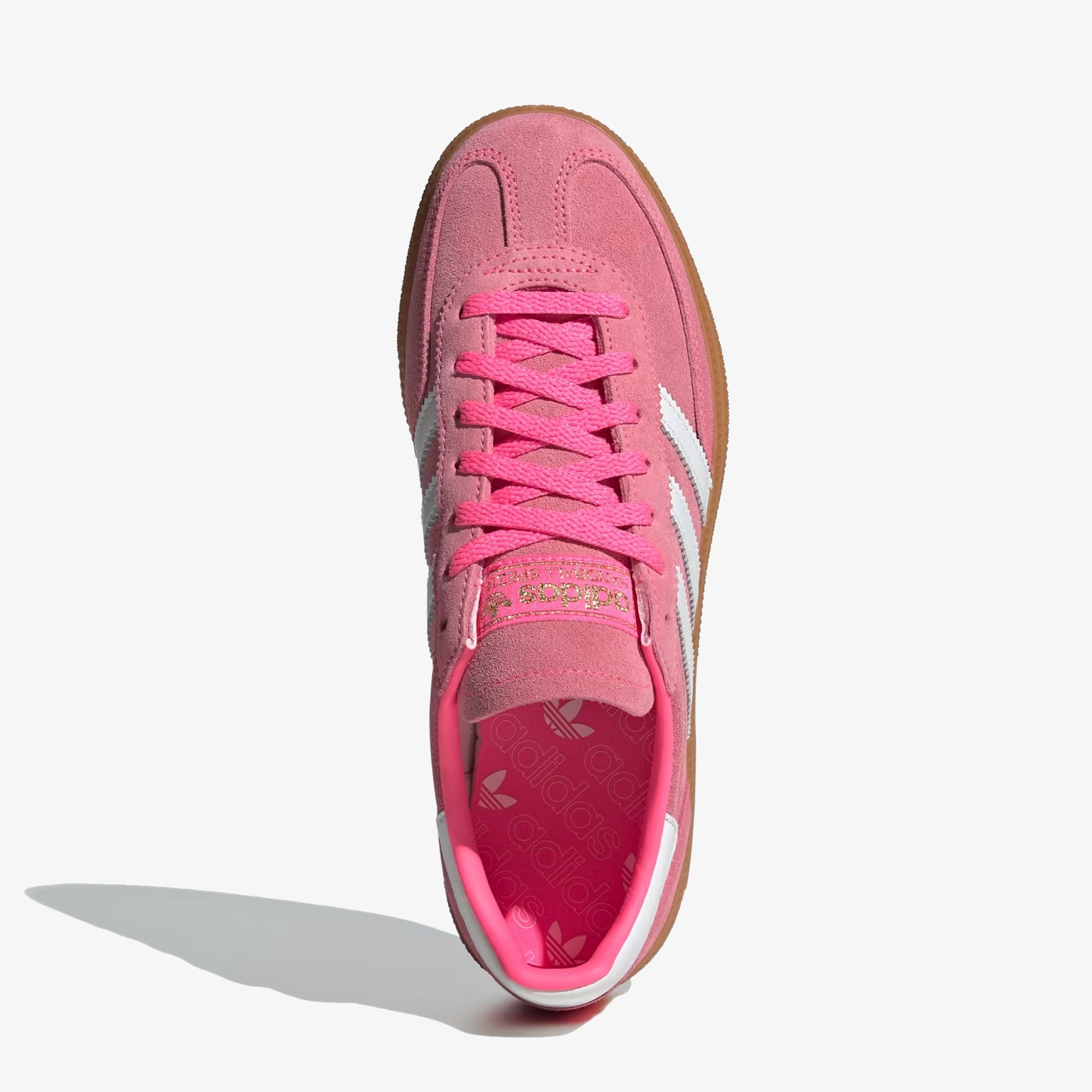 Adidas Originals | HANDBALL SPEZIAL { LUCID PINK/CLOUD WHITE/GOLD METALLIC - view 2