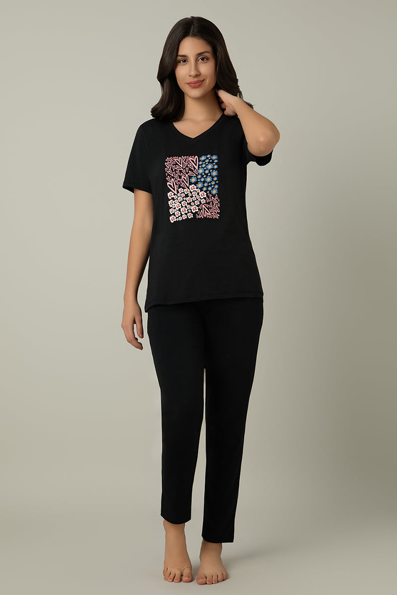 Amante Full Length PJ Bottom - Black - view 5