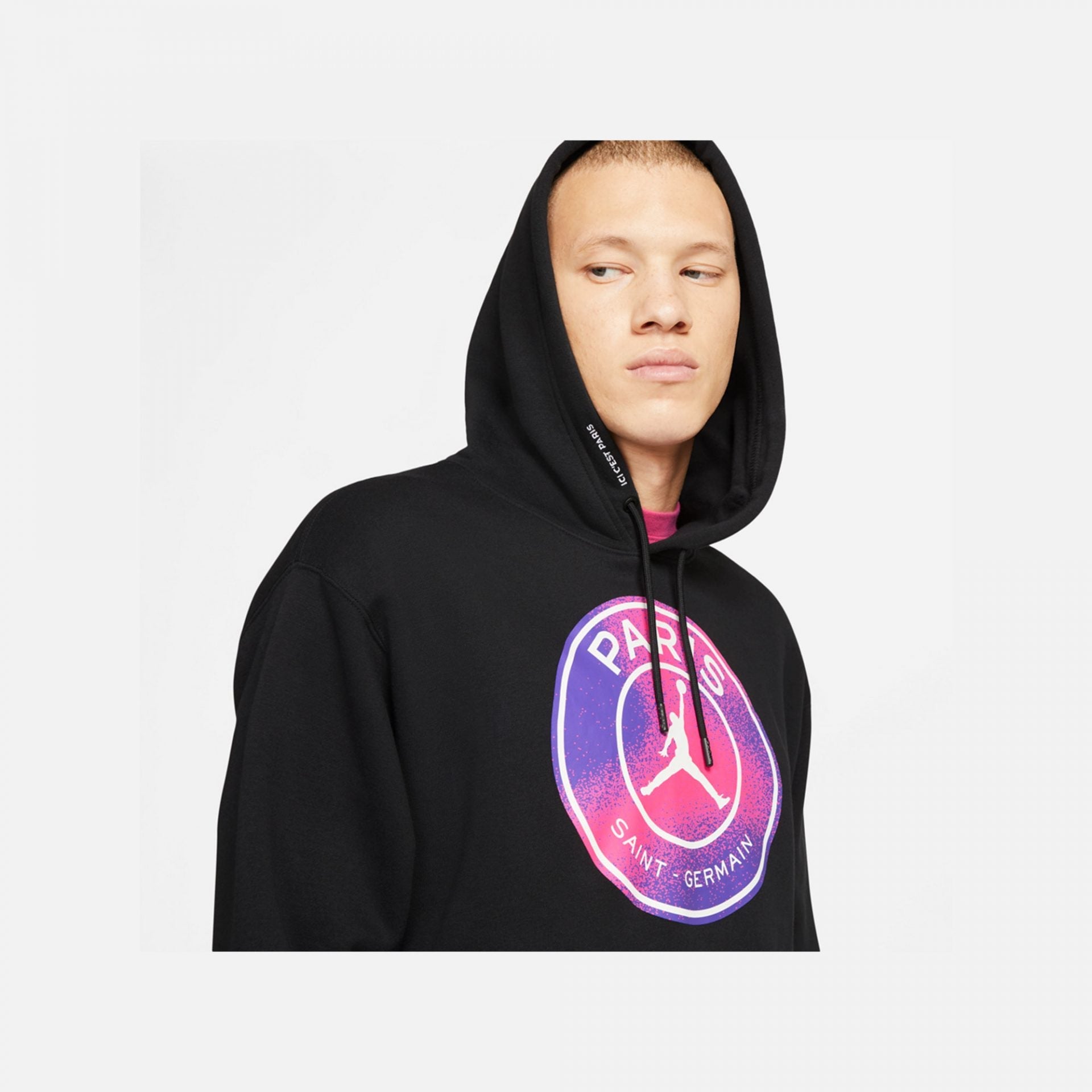 Nike | PSG LOGO FLEECE PULLOVER HOODIE - view 3