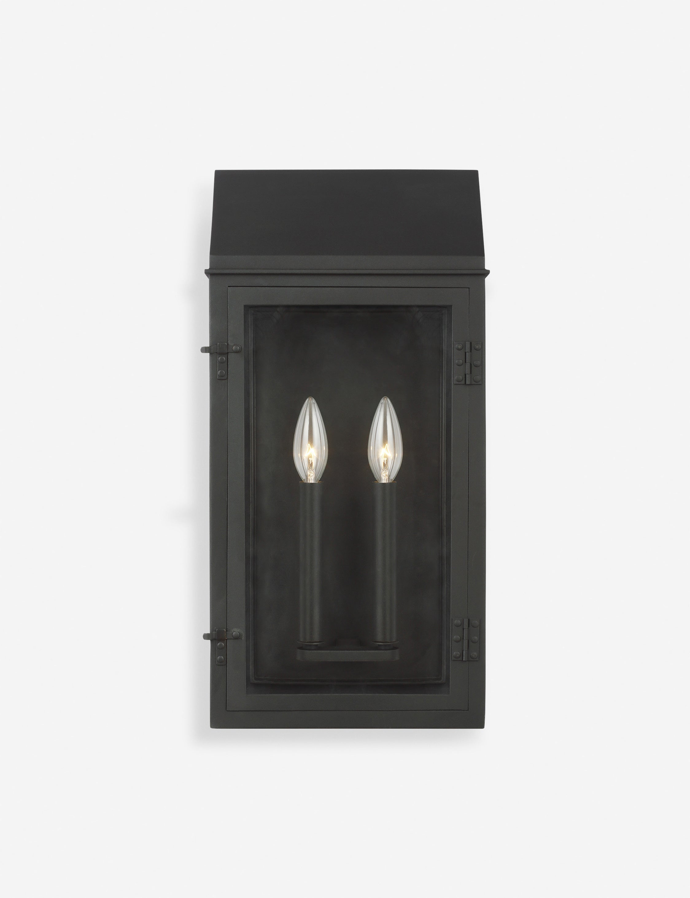 Lulu and Georgia Santel Outdoor Sconce – Black
