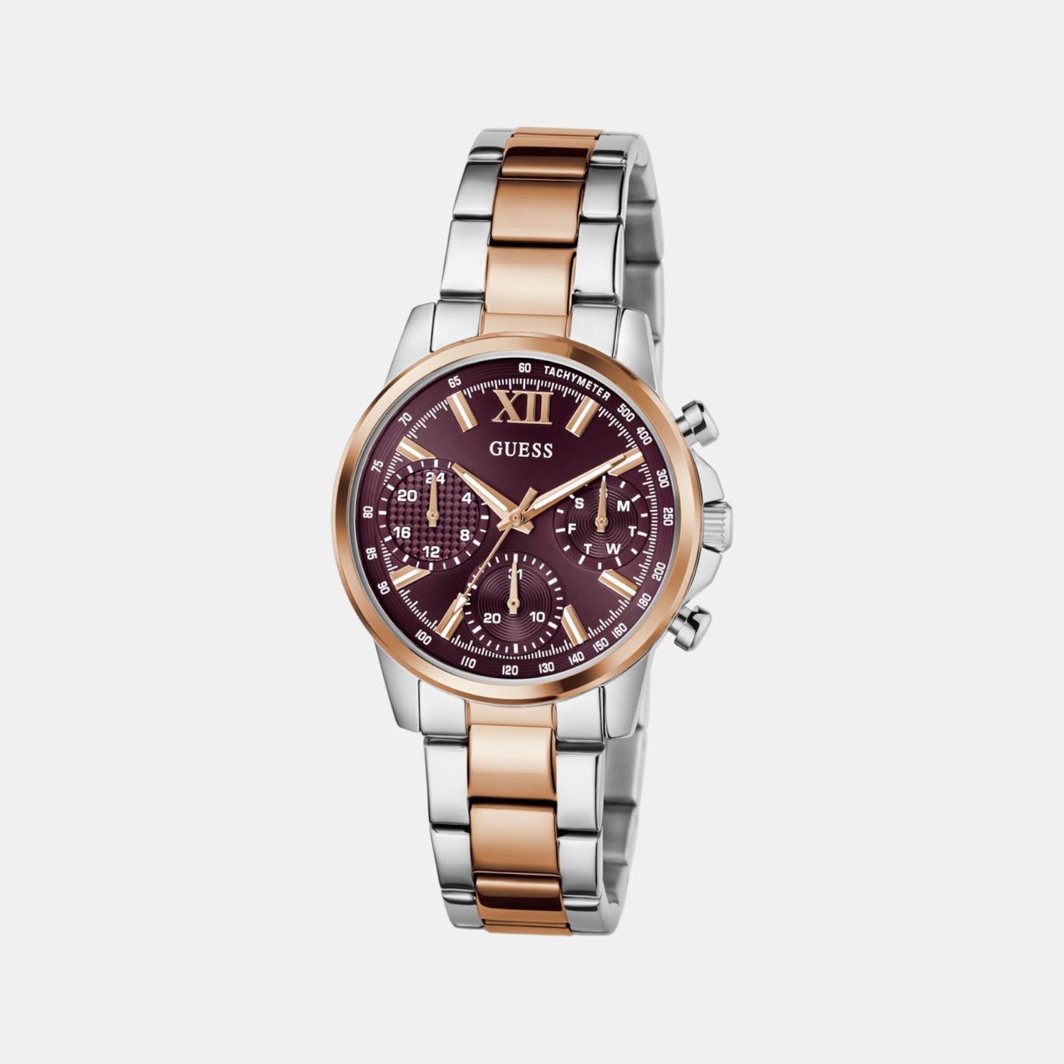 Guess Dress Women Quartz Red Dial Multi-Function Stainless Steel Watch GW0933L5 - view 2