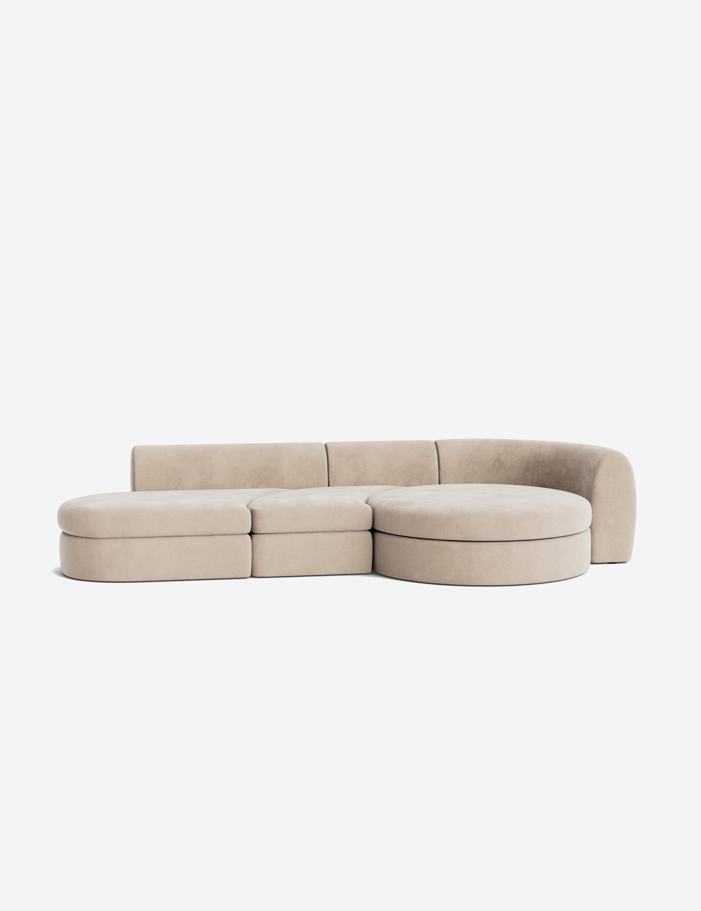 Lulu and Georgia Buckley Modular Chaise Sectional Sofa - view 154