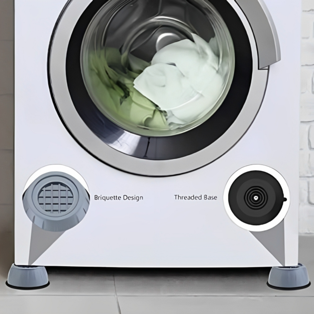 Fab Alchemy Anti-Vibration Washing Machine Pads - Pack of 4 Pieces - view 2