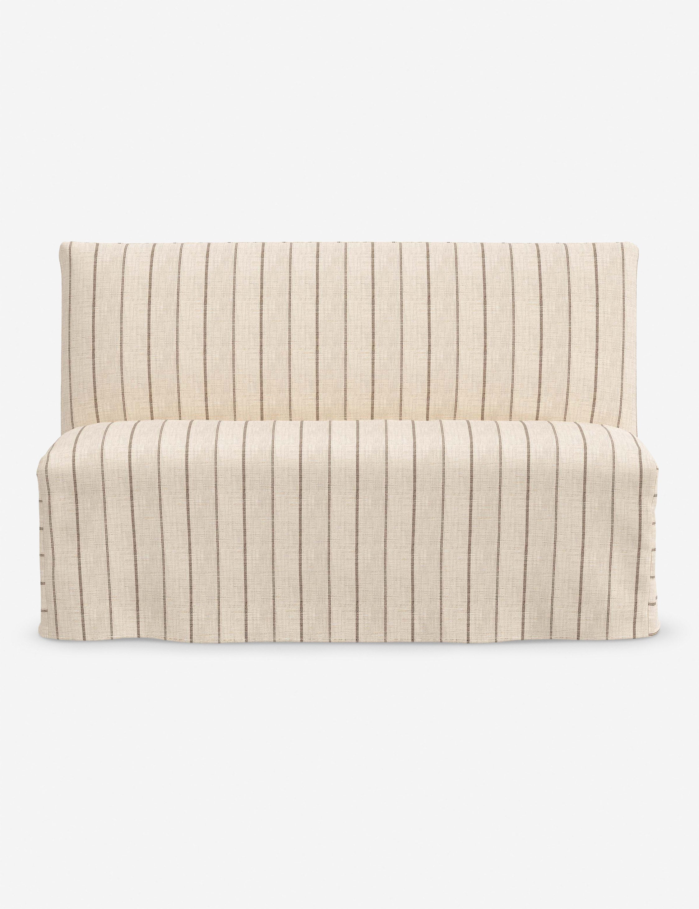 Lulu and Georgia Haddan Slipcover Dining Bench - view 12