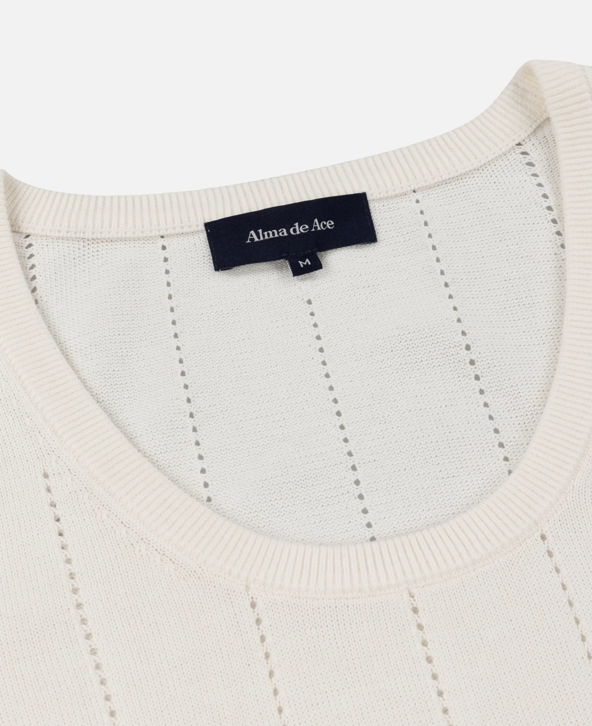 Alma De Ace Peta Knitted Cream Vest - view 7