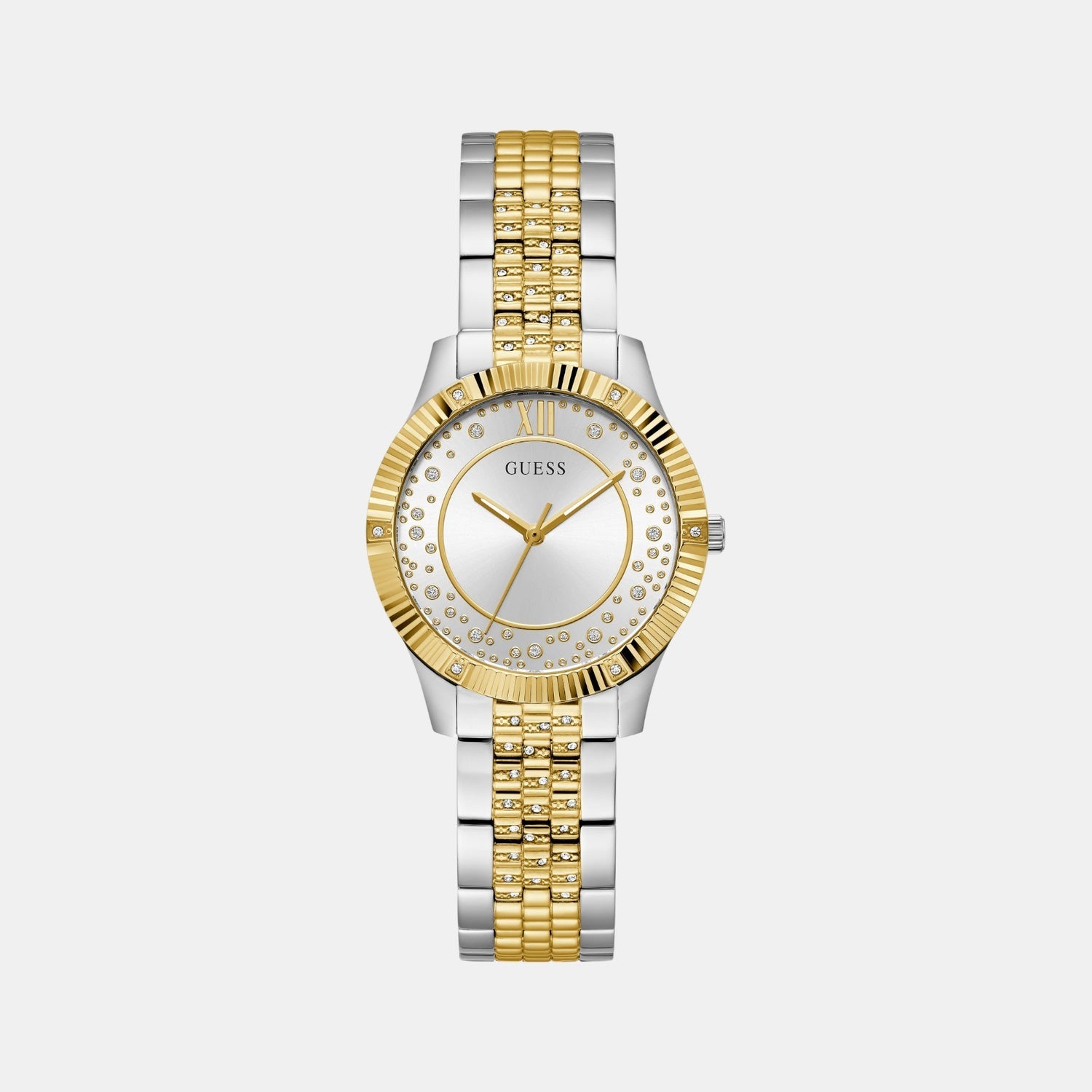 Guess Dress Women Quartz Silver Dial Analog Stainless Steel Watch GW0765L1