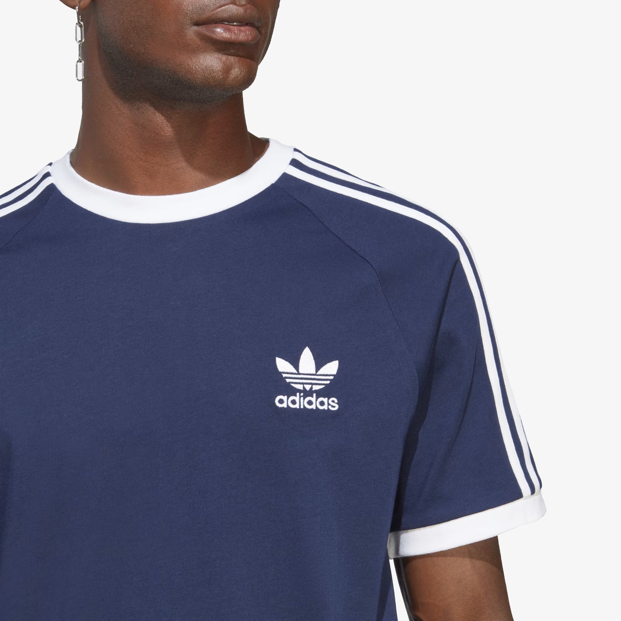 Adidas Originals | ADICOLOR CLASSICS 3-STRIPES TEE { NIGHT INDIGO - view 3