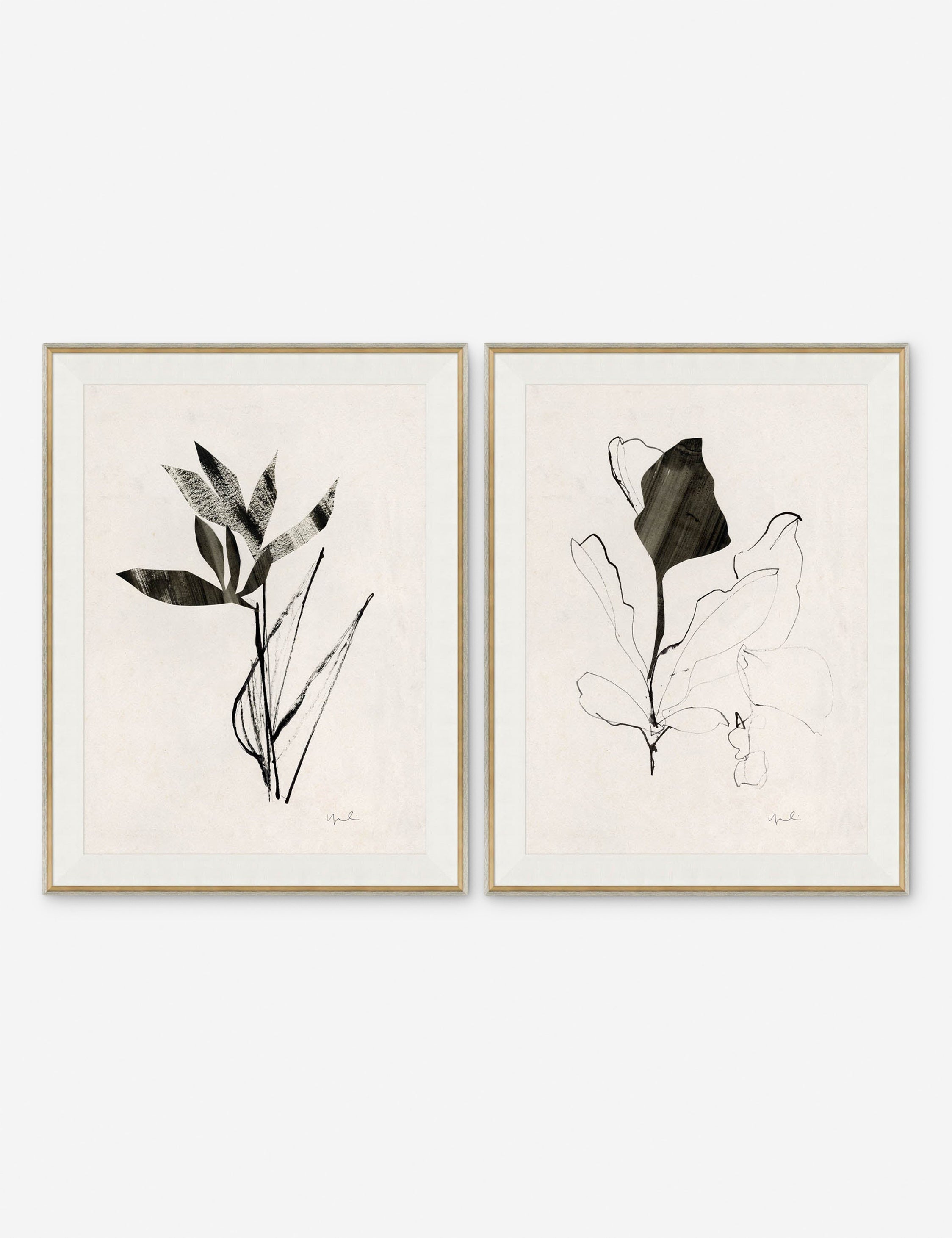 Noir i ii – Lulu and Georgia Noir I & II Print (Set of 2) by Yuki Osada