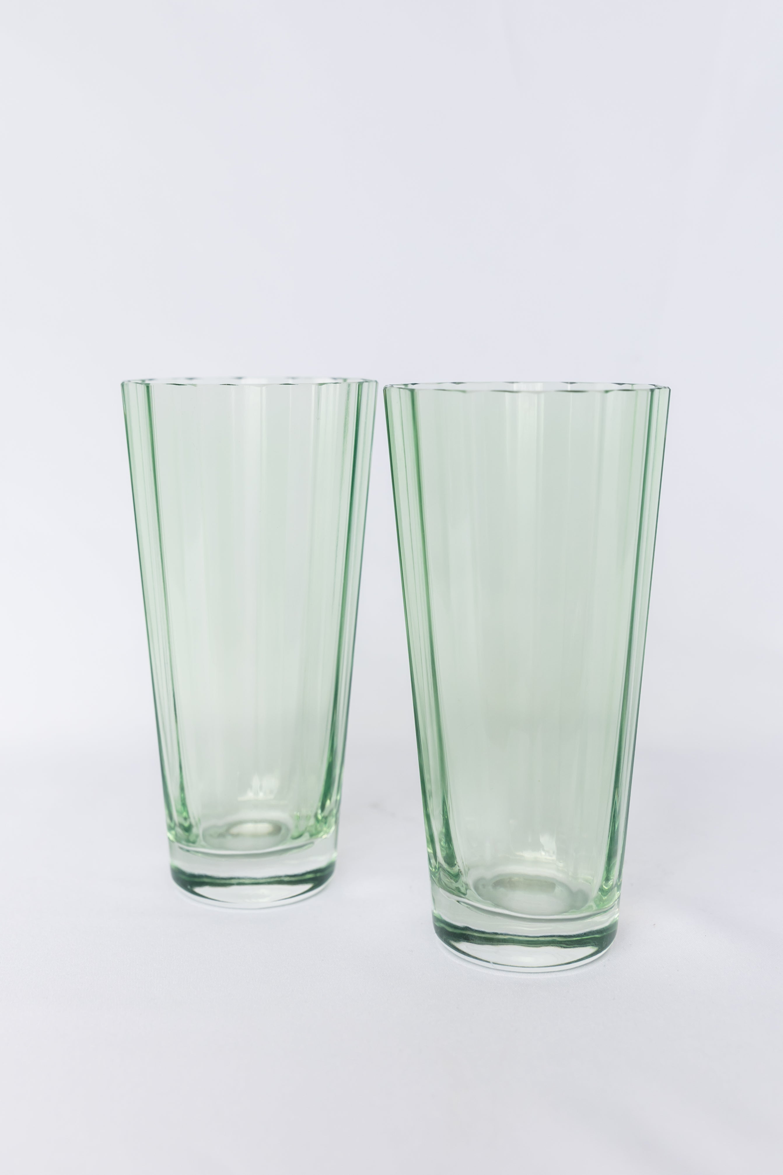 Estelle Colored Glass Estelle Colored Sunday High Balls - Set of 2 {Mint Green}