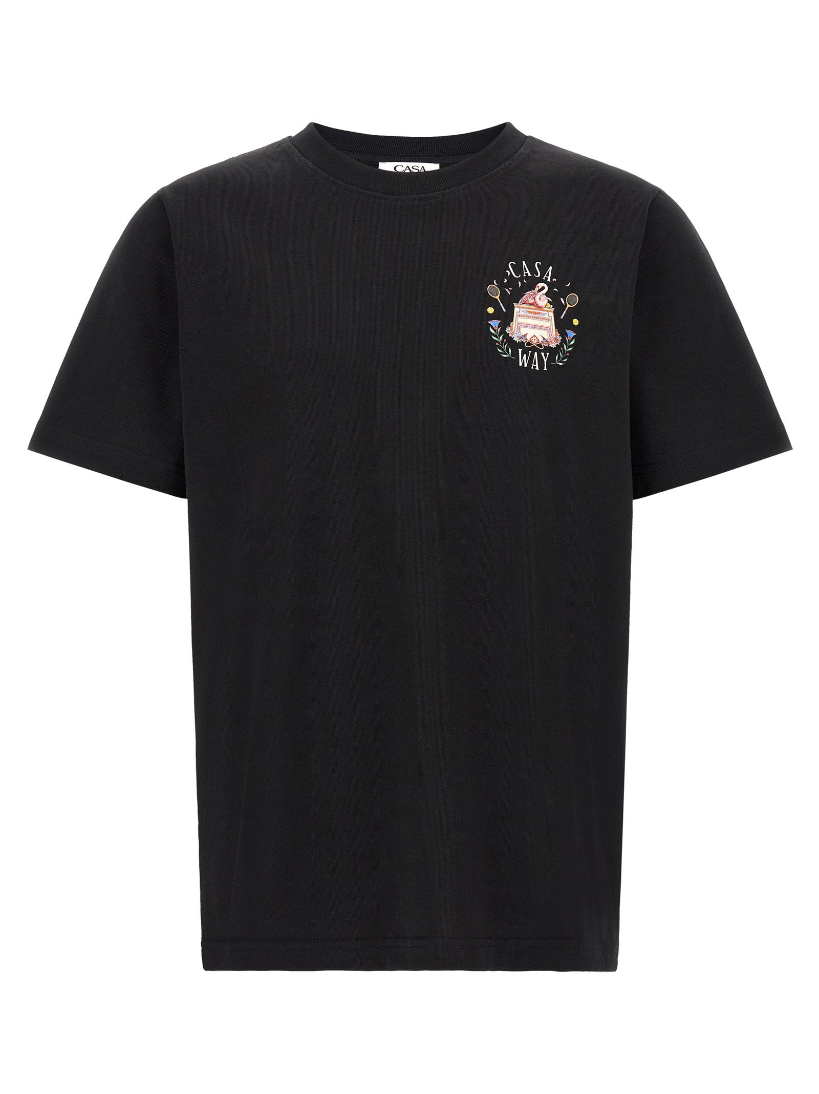 Casablanca T-shirt With Casa Way Print – 100% organic cotton