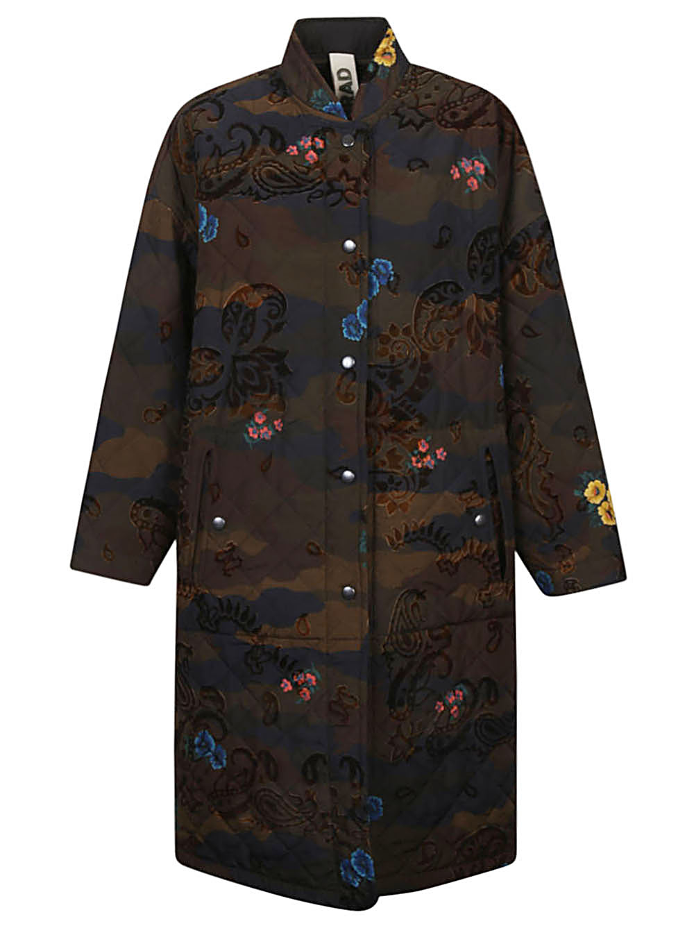 Konrad Petra camouflage print ovesized coat – Recycled polyester 100%