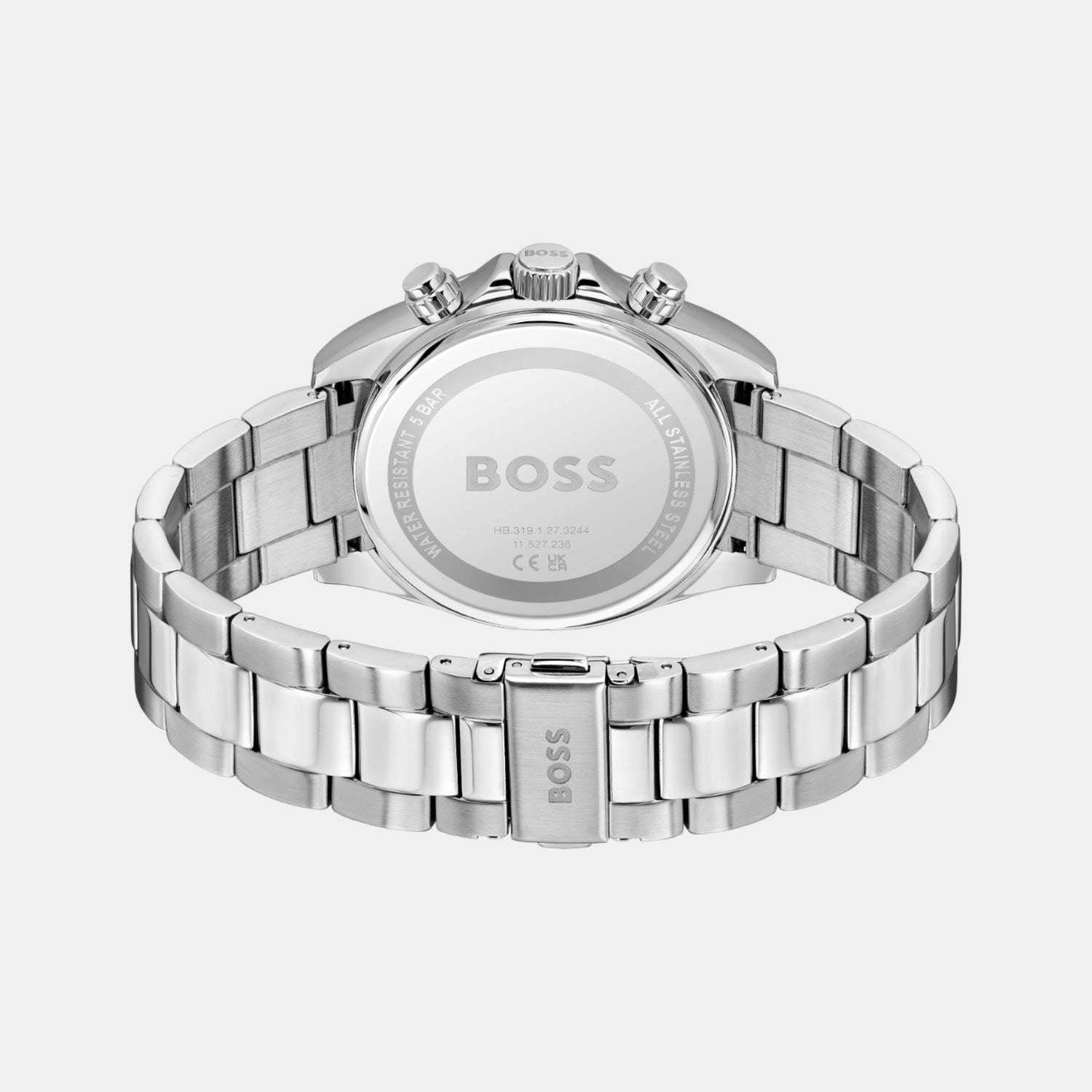 Boss Hero 2.0 Men Quartz Black Dial Chronograph Stainless Steel Watch 1514267 - view 3