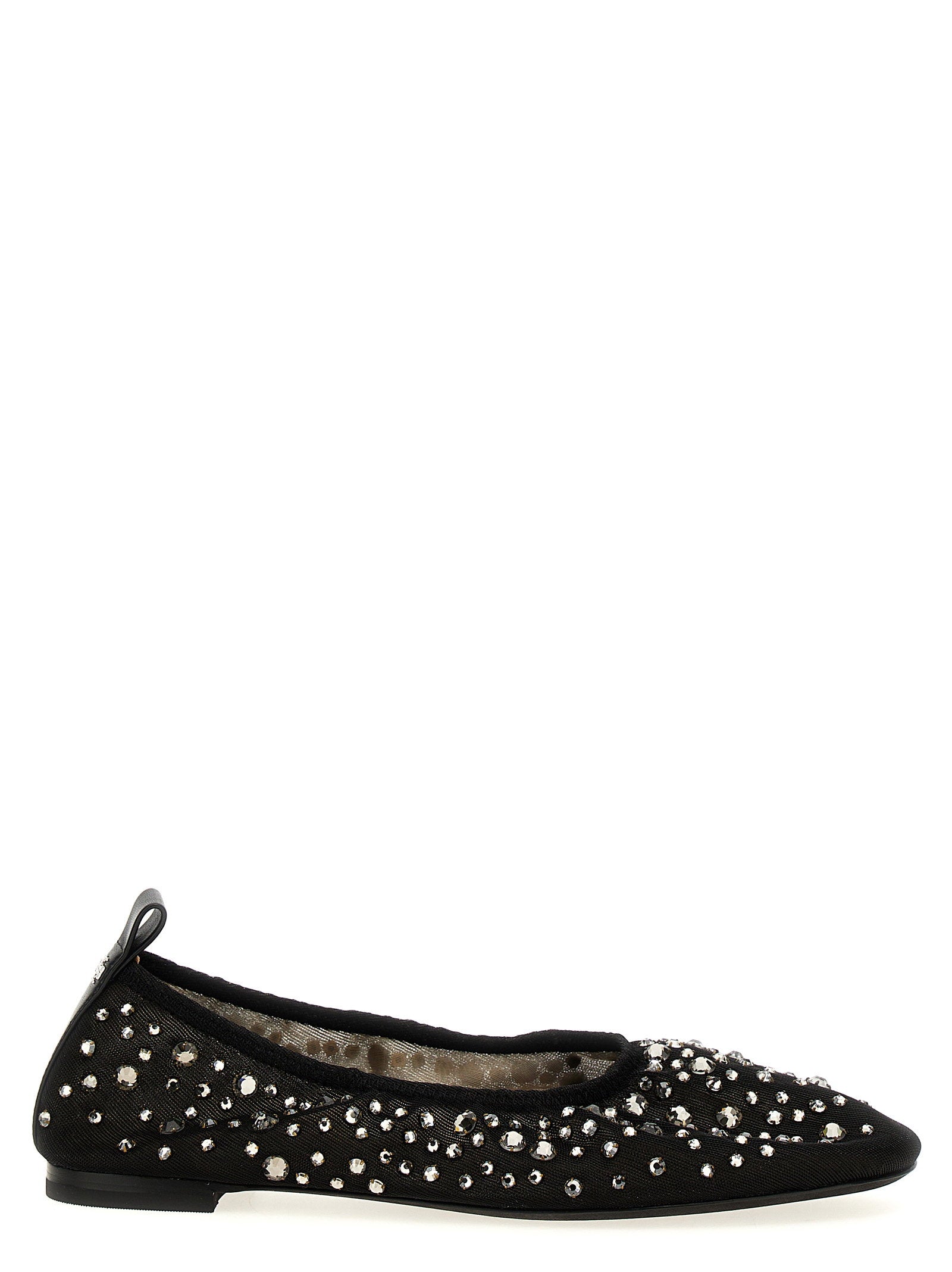 Tory Burch Crystal Ballet Flats – 100% nylon
