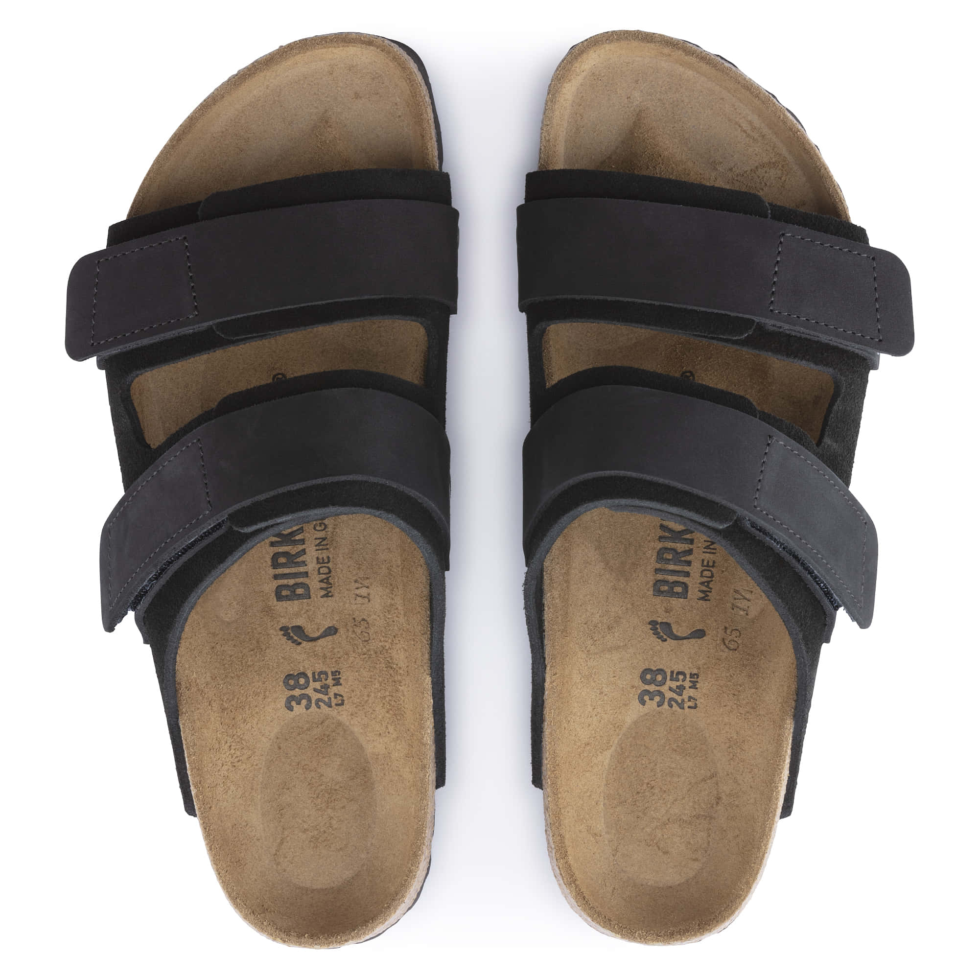 Birkenstock Uji Nubuck/Suede Leather – Black - view 2