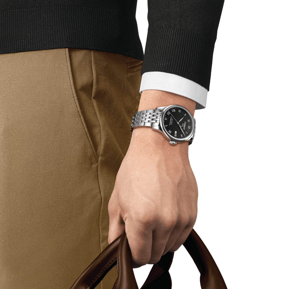 Tissot T-Classic Black Dial Men 39.3mm - view 2