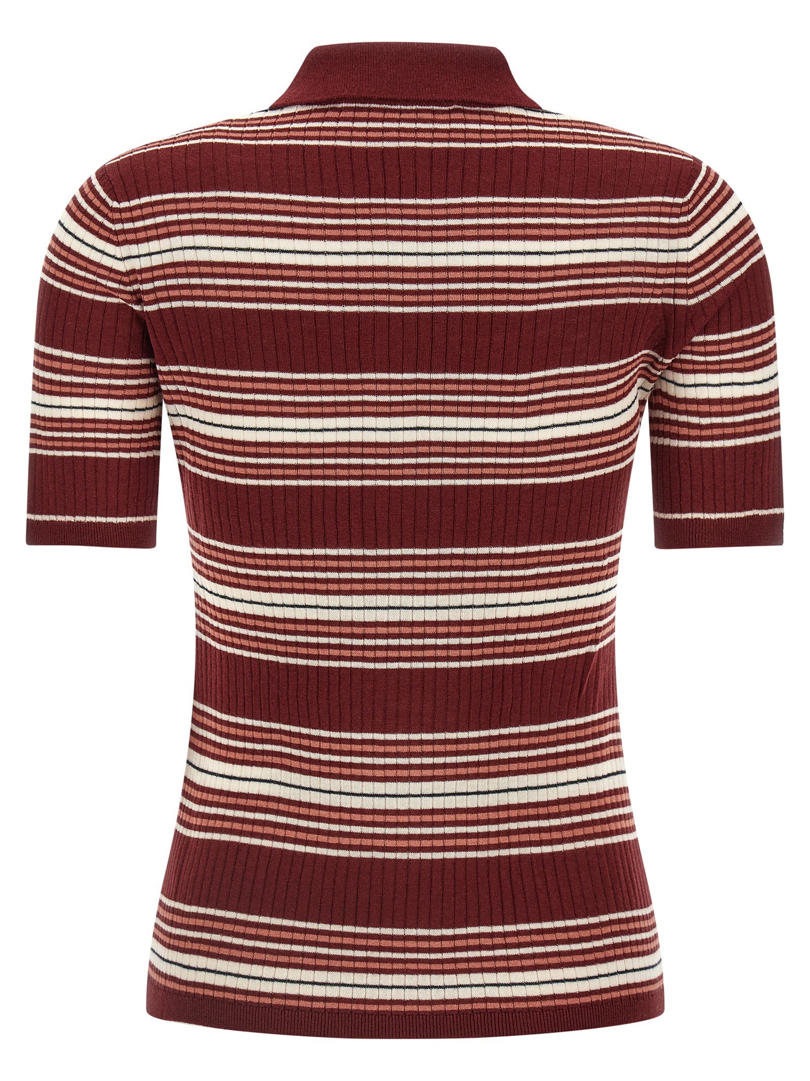 Max Mara Studio Msttallero Polo Shirt – 55% silk, 45% wool - view 2