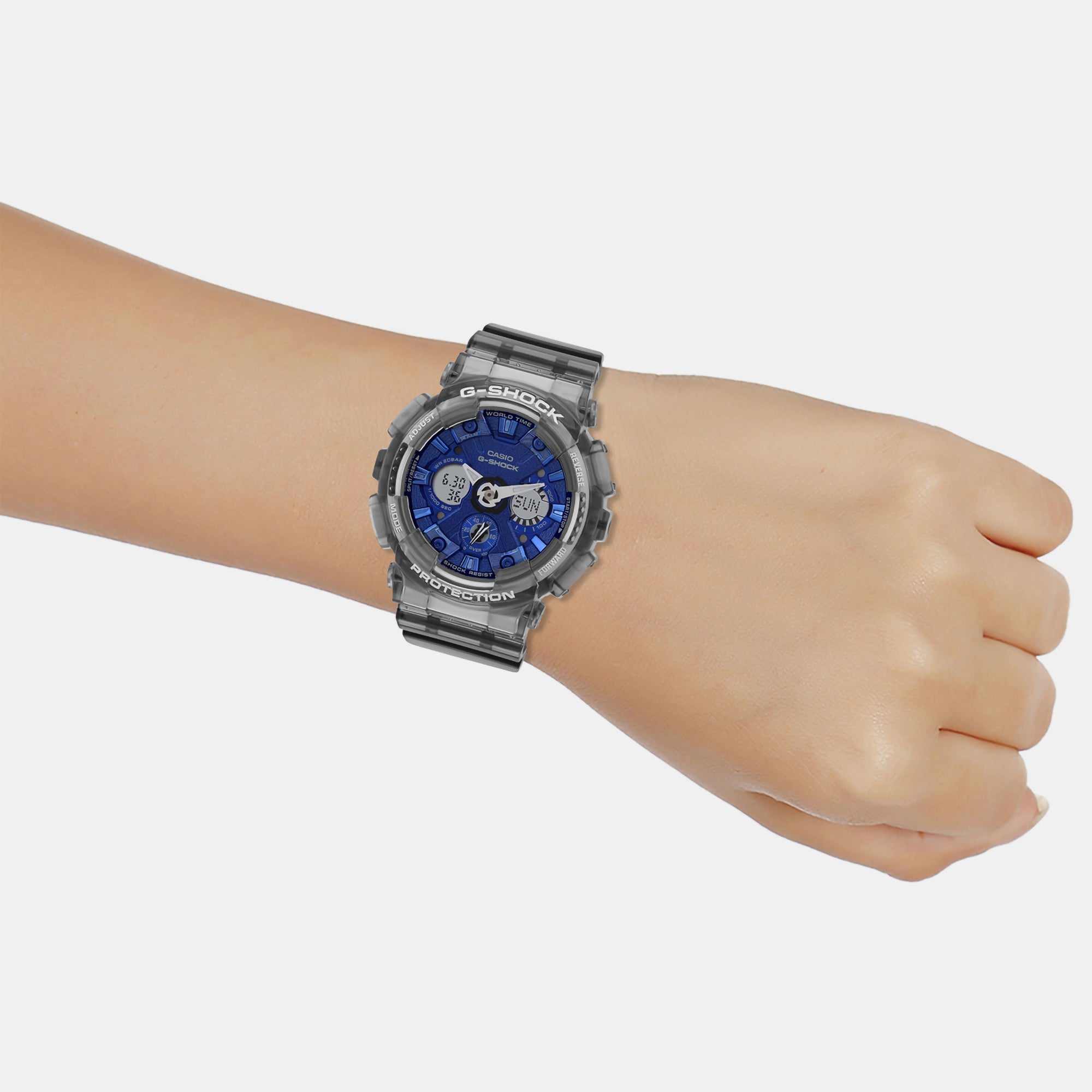 Casio G-Shock Women Quartz Blue Dial Analog-Digital Resin Watch G1379 - view 7