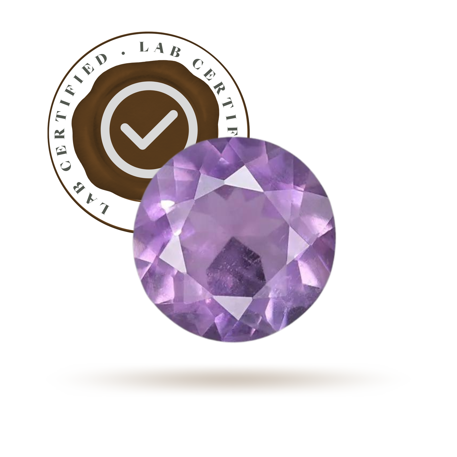 Gemsmantra Amethyst (6 Ratti) - view 2