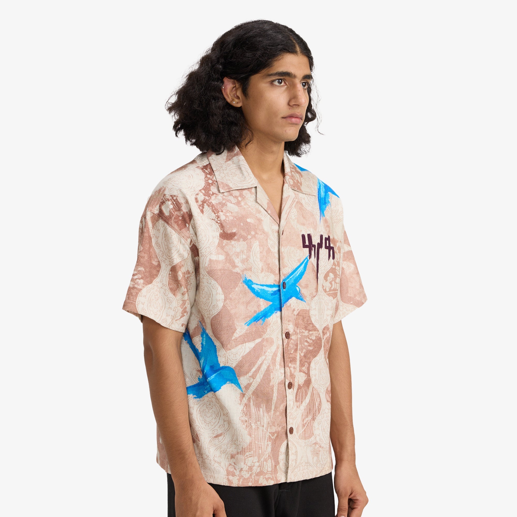 F A R A K | DAY DREAMER SHIRT { BEIGE/Brown - view 2