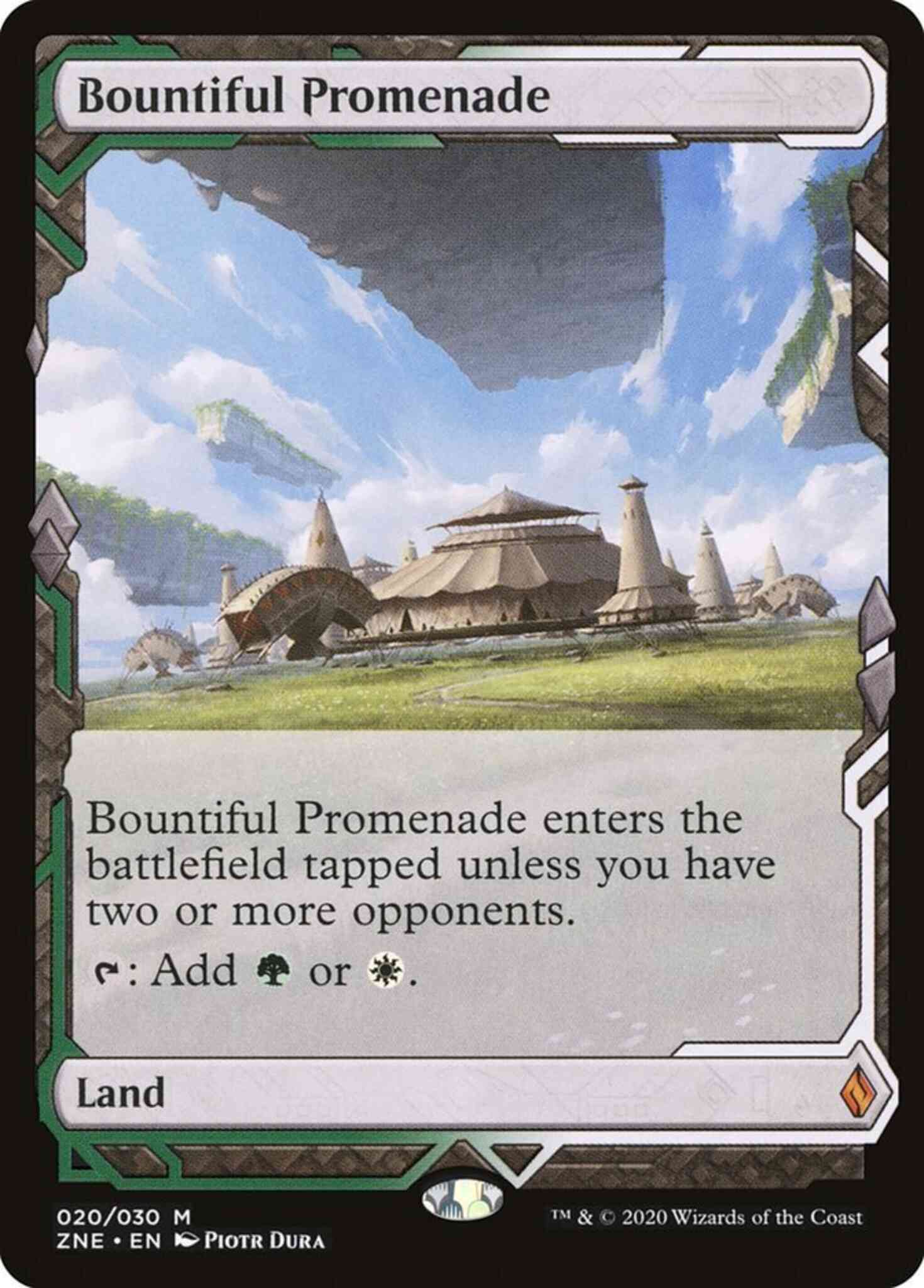 Bountiful promenade 20 – Magic Bountiful Promenade [20] [Masterpiece Series] [Zendikar Rising Expeditions] [Non-Foil]