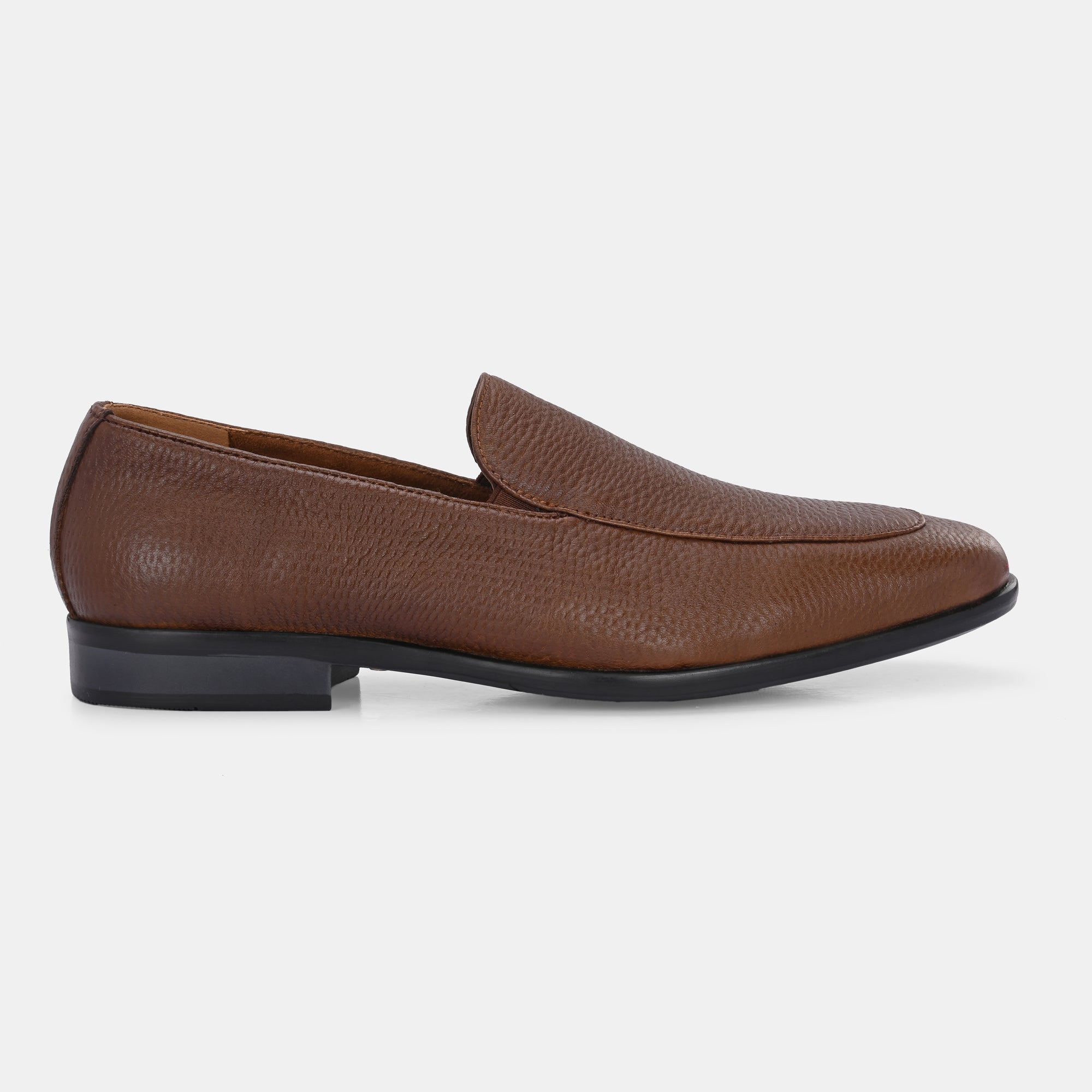 Pashmina Leather Penny Loafers by Lafattio – Tan - view 2