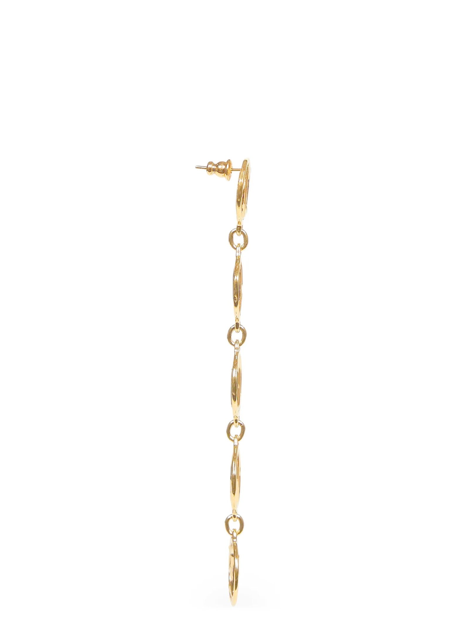 Chloé Script Earrings – 100% brass - view 2