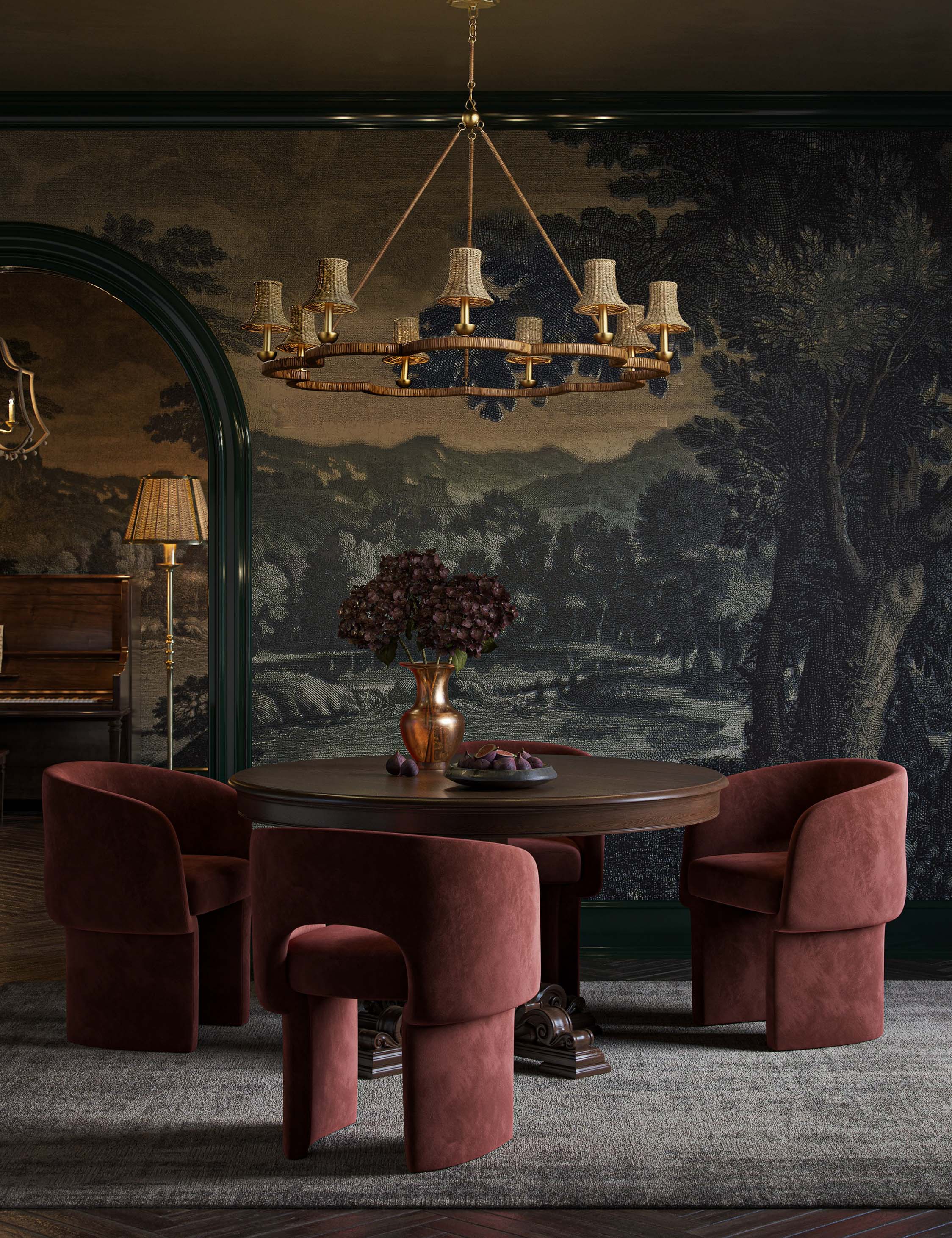 Lulu and Georgia Levesque Chandelier – Natural - view 2