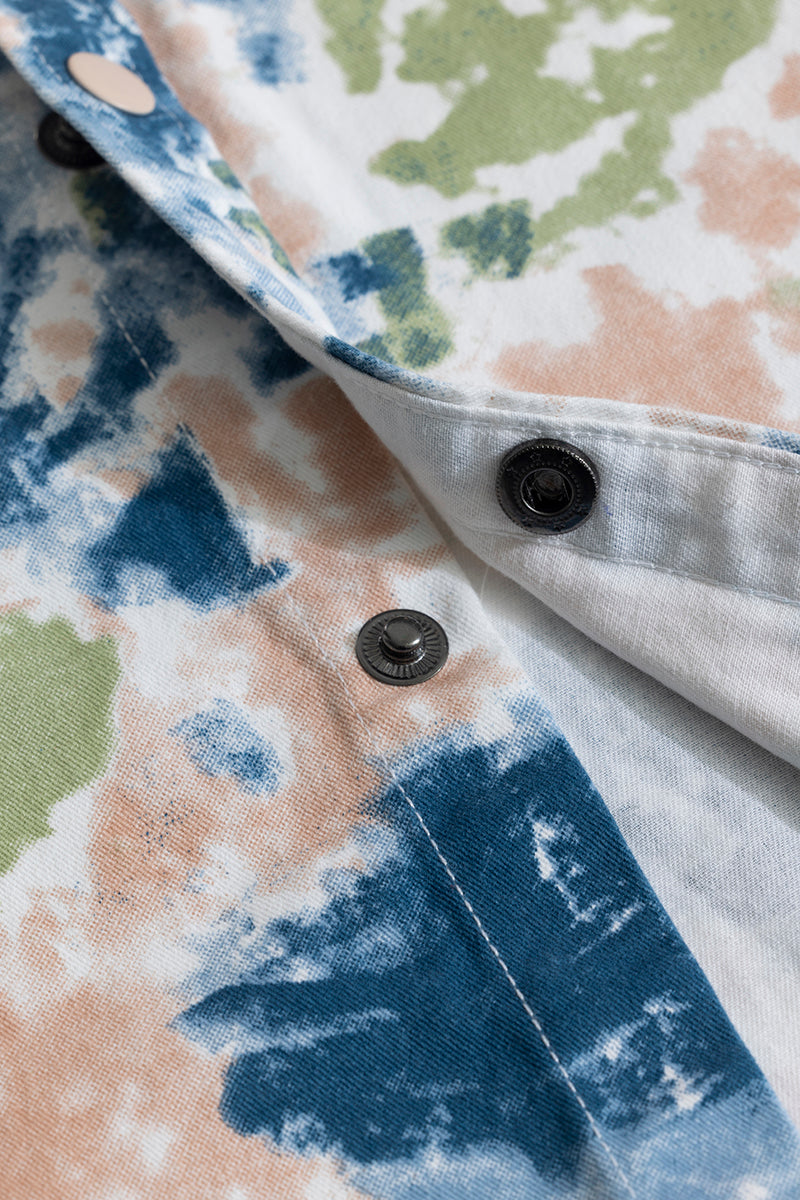 SNITCH Colourbrush Green Jacket - view 8