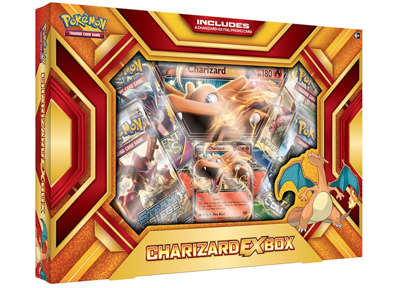 Pokémon 2016 Pokemon TCG Charizard EX Box Fire Blast