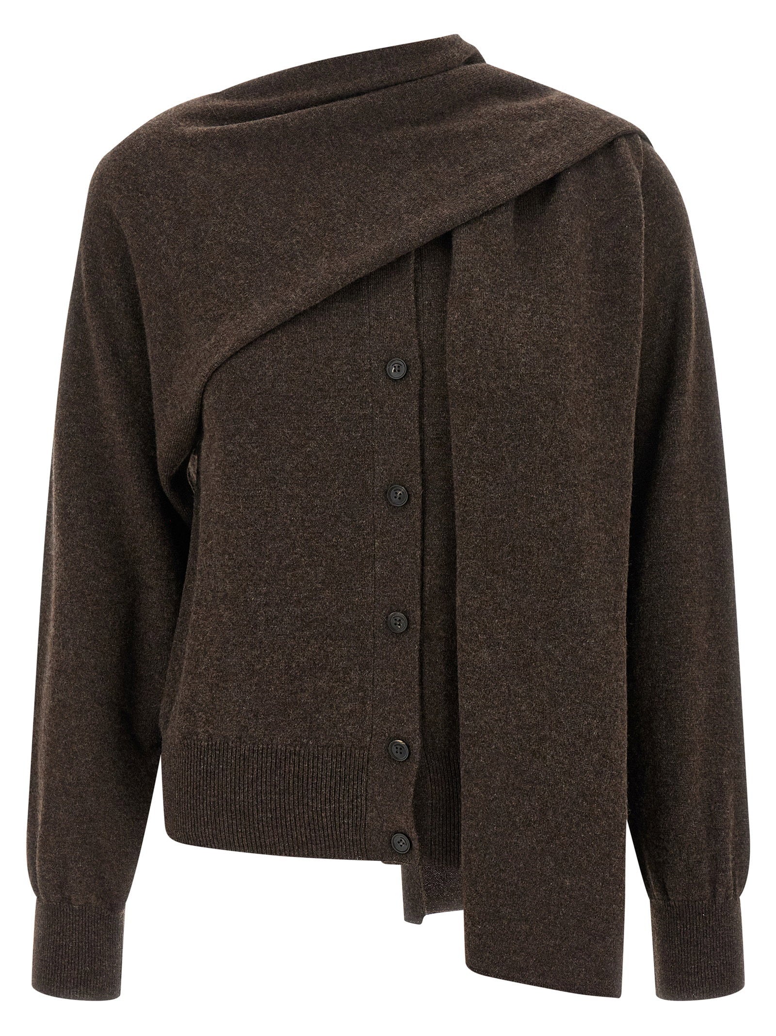 Ferragamo Scarf Cardigan – 100% cashmere