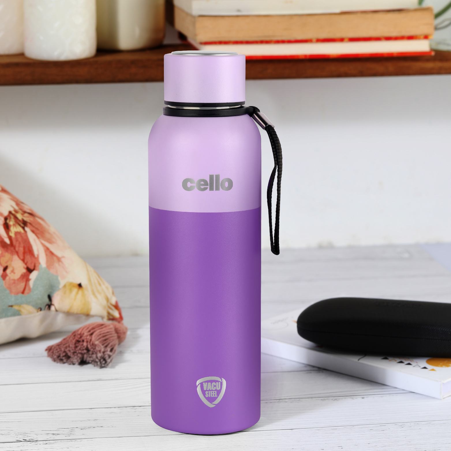 Cello Neo Kent Flask, Vacusteel Water Bottle, 750ml