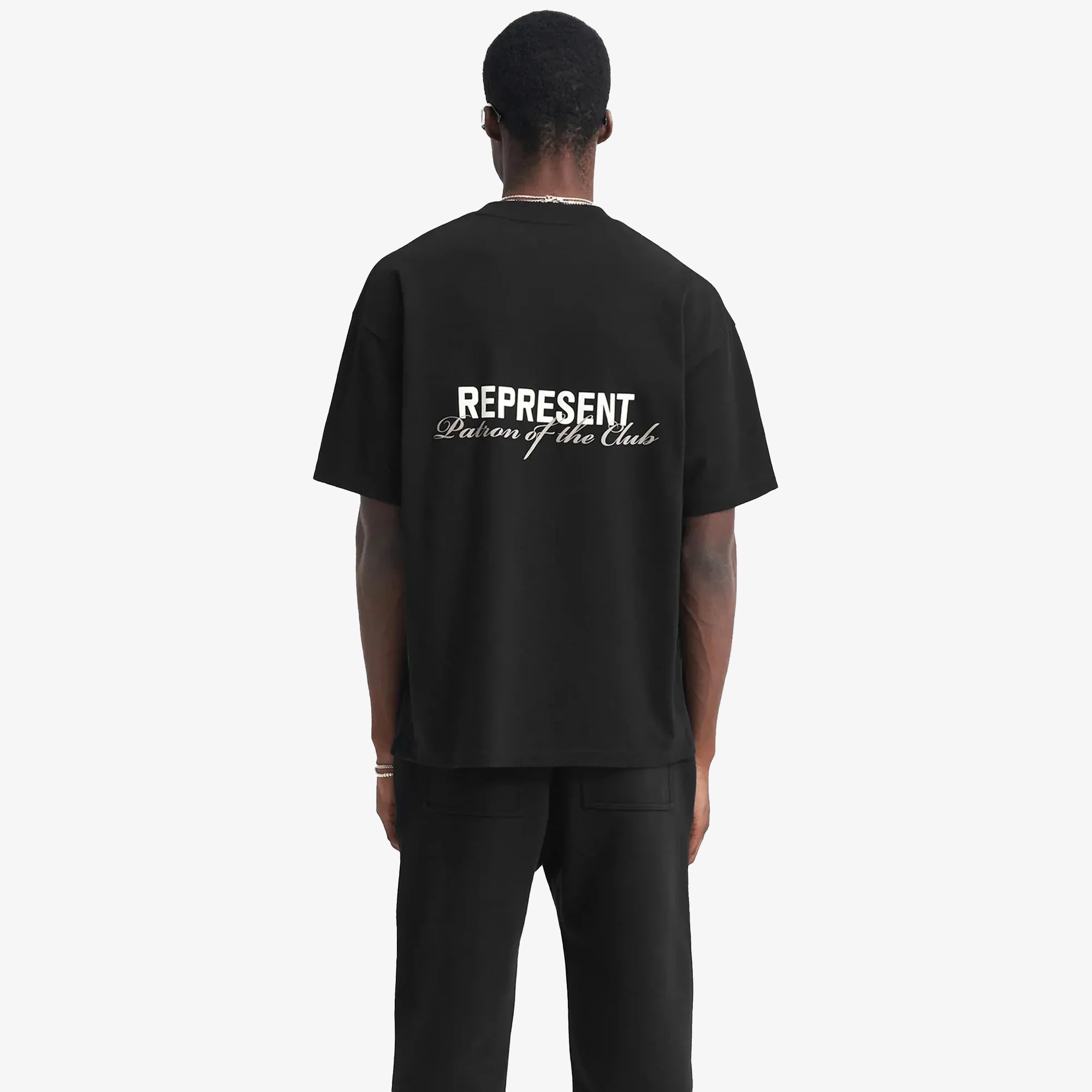 Represent | Patron Of The Club T-shirt { Black - view 2