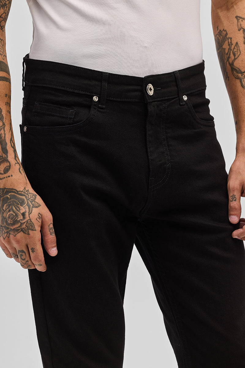 SNITCH Black Slim Fit Jeans - view 6