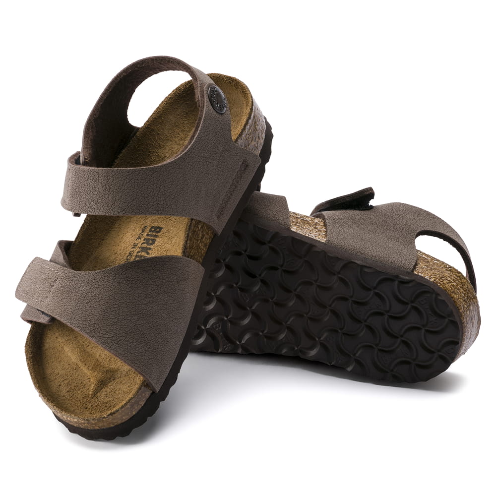 Birkenstock Palu Kids Birko-Flor Nubuck – Brown Brown/Mocha