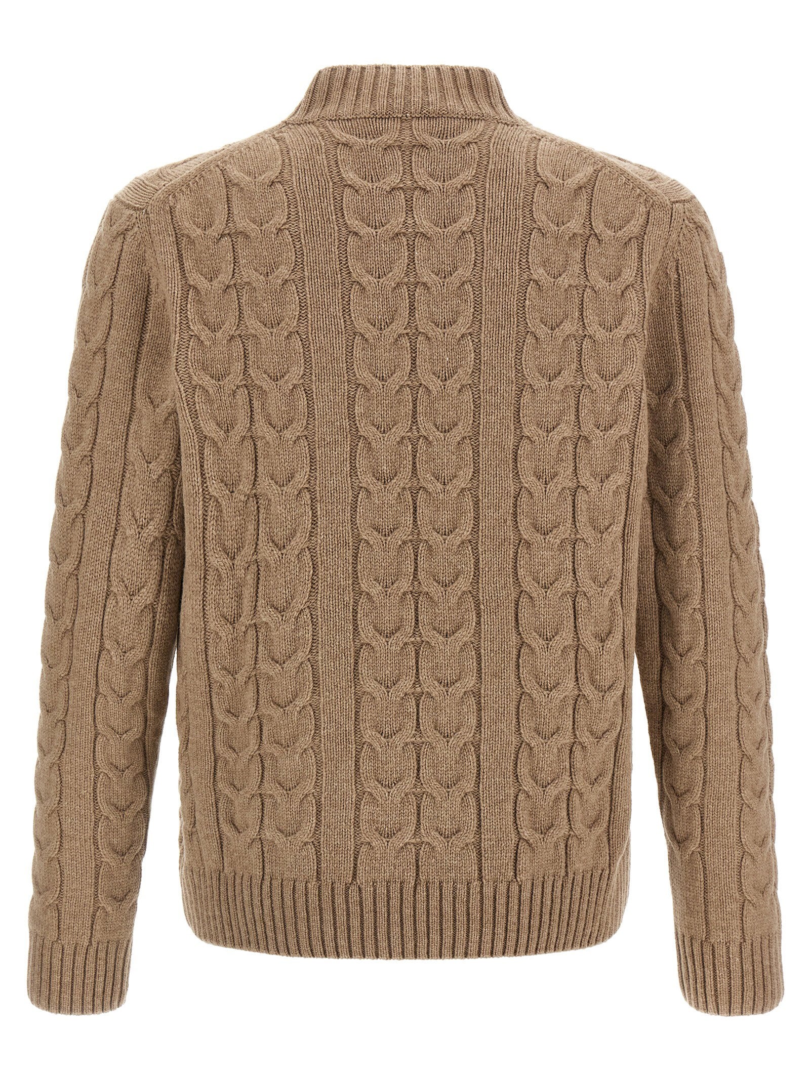 Zanone Braided Knit Knuckler – 100% virgin wool - view 2