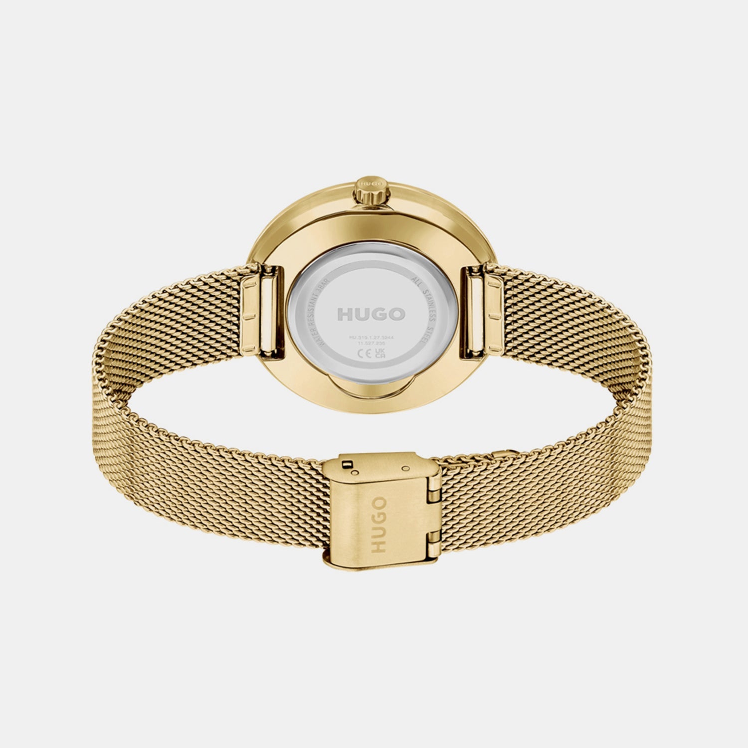 Boss Crush Women Quartz Gold Dial Analog Mesh Watch 1540122 - view 2
