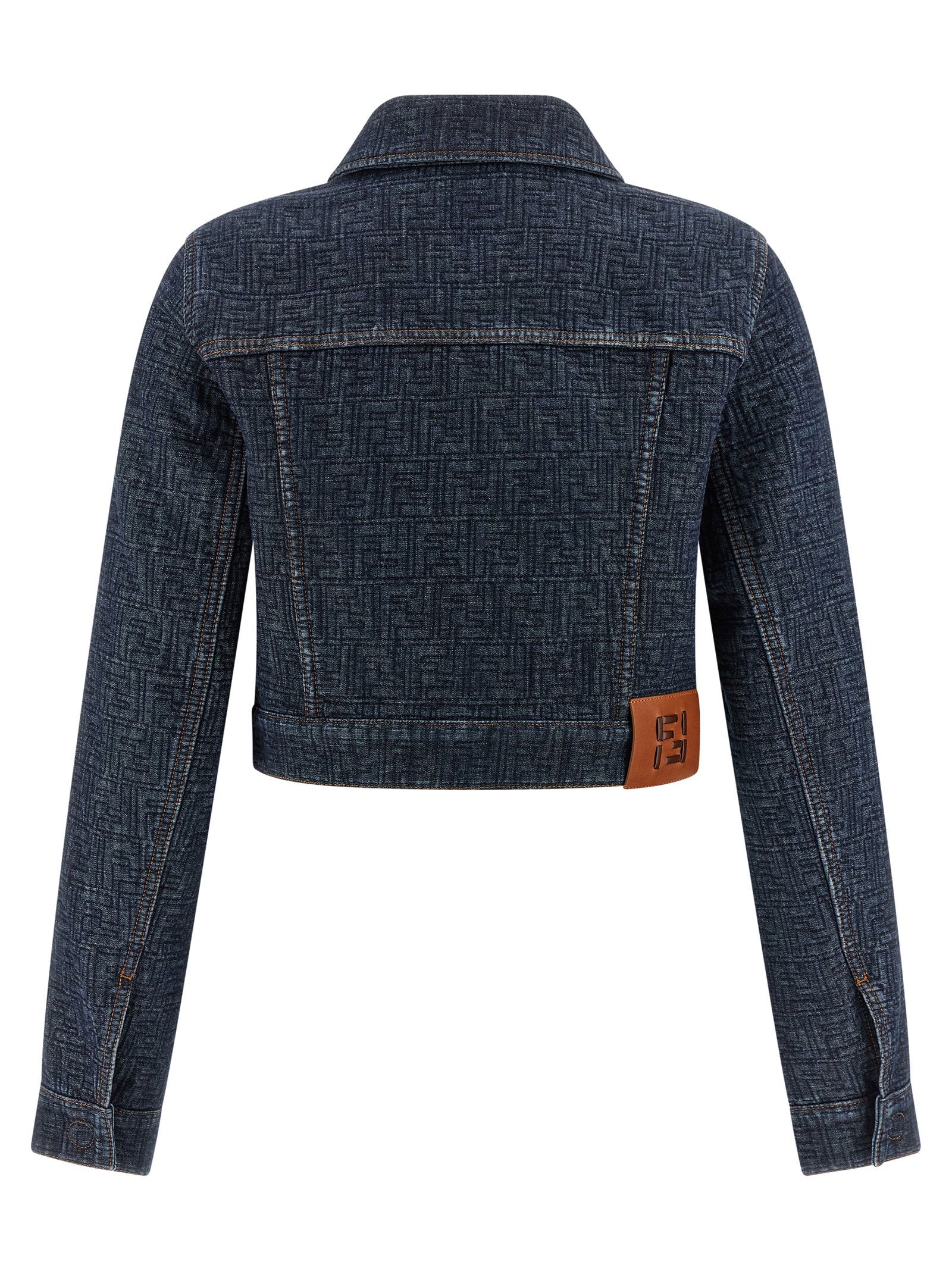 Fendi Ff Denim Bolero Jacket – 100% cotton - view 2